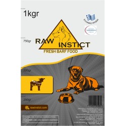 Raw instict με αρνί 1kgr