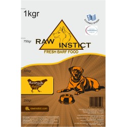 Raw instict με κοτόπουλο πλήρες 1kgr