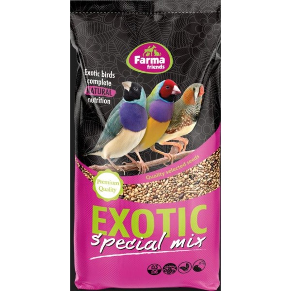FARMA Exotic mix – Τροφή για εξωτικά πτηνά και παραδείσια.