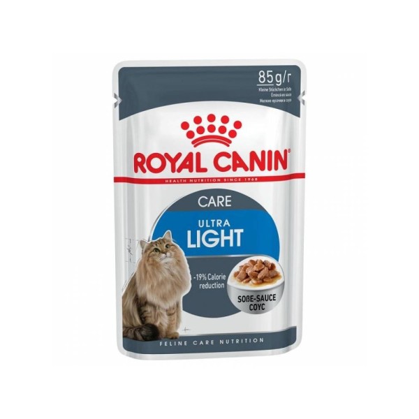 ROYAL CANIN ULTRA LIGHT GRAVY ΦΑΚΕΛΑΚΙ 85G